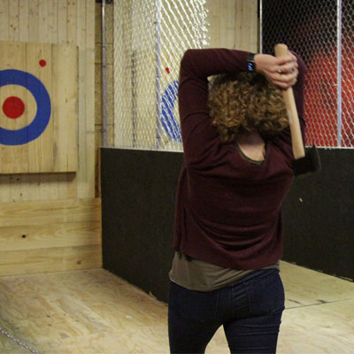 Cincinnati Axe Throwing Back