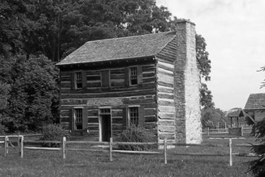 DeWitt log cabin