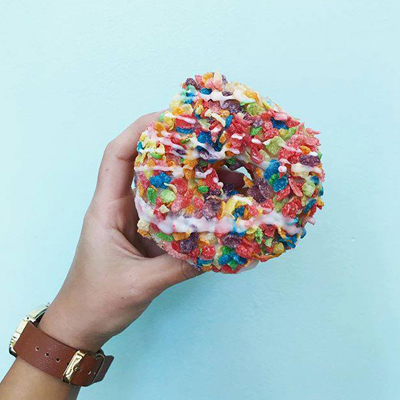 Holtman's Fruity Pebble Donut