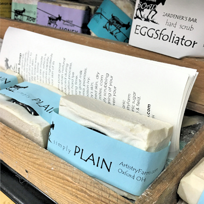 Goat Soap at Moon Coop