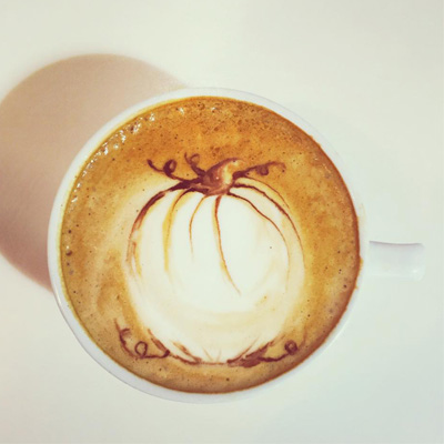 Pumpkin at CAVU Coffee