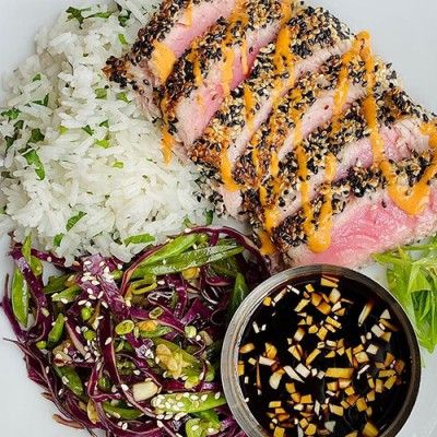 Ahi Tuna Dish at the Learning Kitchen West Chester