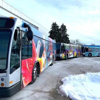 Streetspark BCRTA Bus Wraps