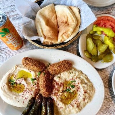 Mediterranean Mix Appetizer, Al Zaytuna Grill