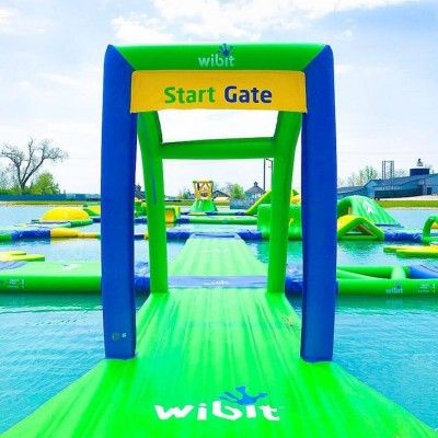 Land of Illusion Aqua Adventures Inflatable Water Park