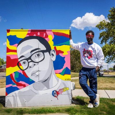 Mysta Bee, Local Artist Brent Billingsley