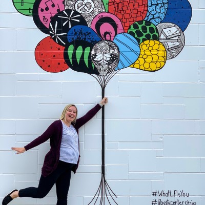 Balloon Mural at Liberty Center