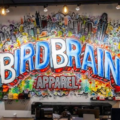  BirdBrain Apparel Mural, Liberty Center Ohio