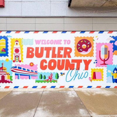 Butler County Mural at Liberty Center