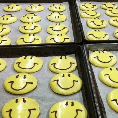 Central Pastry Shop Smiley Cookies