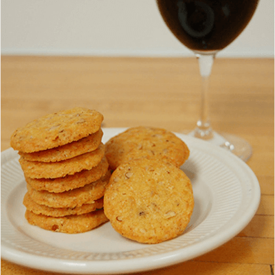 Jungle Jim's Cheddar Pecan Wafers
