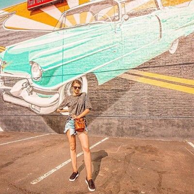 Car Mural Selfie