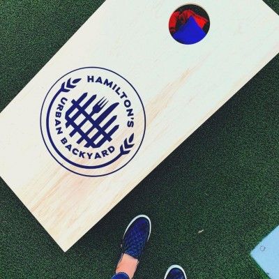 Hamilton Urban Backyard Cornhole