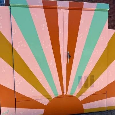 Here Comes the Sun Utility Box