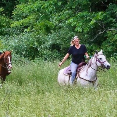 Horseback riding at Hueston Woods