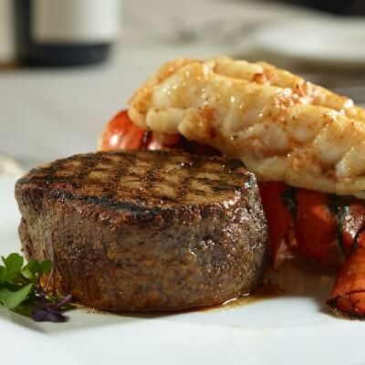 Jag's Steak & Lobster dinner