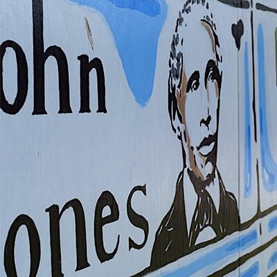 John Jones on Mural