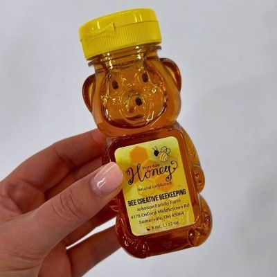 Honey Bear Jar, Johnson Family Farm Ohio