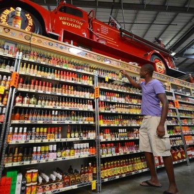 Jungle Jim's Hot Sauce Fire Truck