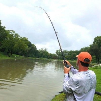 Fishing at Lake Butler, Ohio