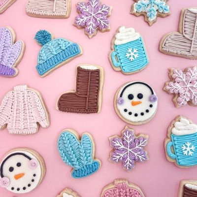 Winter Cookies, Lulu's Sweets Boutique