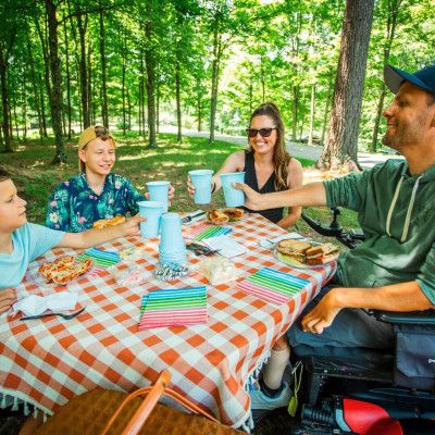 The Murphy Family, Picnic at Pyramid Hill Sculpture Park