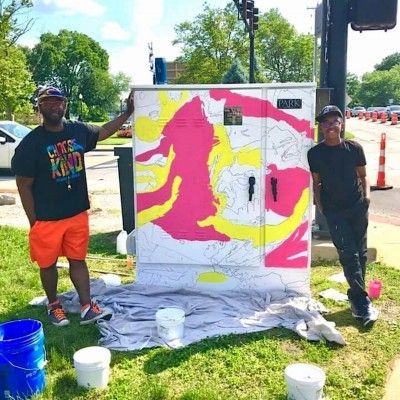 Artists Brent & Lavelle Billingsley 