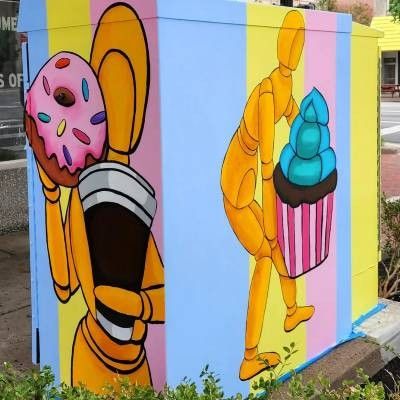 Welcome to Hamilton! What's your Sweet? Utility Box