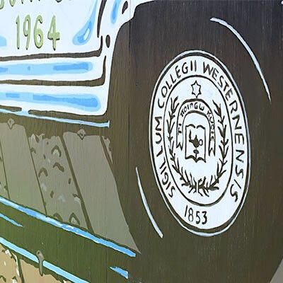 Mural Detail on Wheel