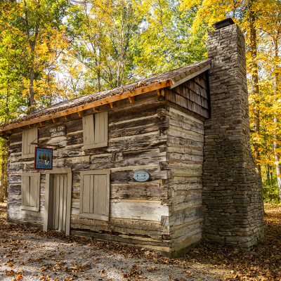 Time Travel Trail, Governor Bebb Log Cabin