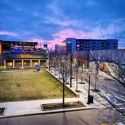 Sunset at Liberty Center