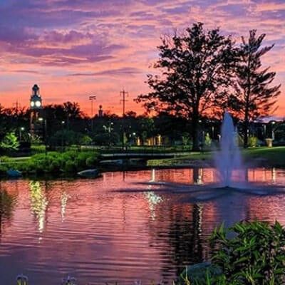Miami University sunset