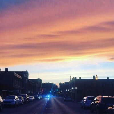 Sunset at Downtown Middletown