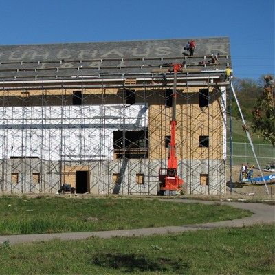 Muhlhauser Barn construction