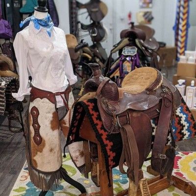 Saddles at the Pudgy Pony