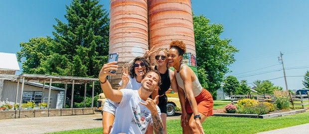 Friends at Barn-N-Bunk Farm Market