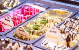 Gelato at Crepe N Dip, West Chester Ohio