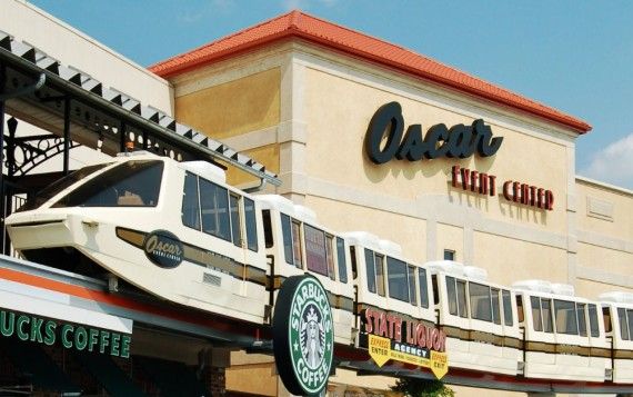 Monorail at Jungle Jim's International Market, Fairfield Ohio