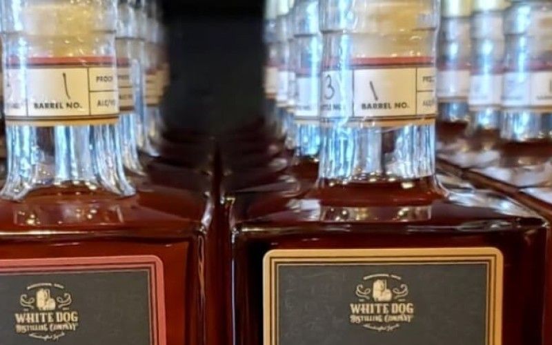 White Dog Distilling Bourbon