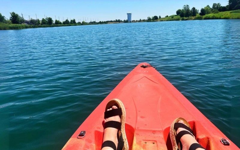 Kayking at Voice of America MetroPark