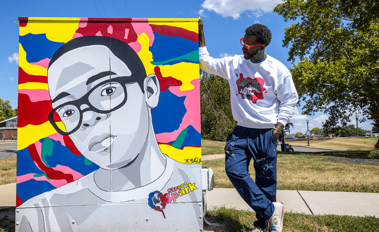 StreetSpark Muralist, Brent Billingsley