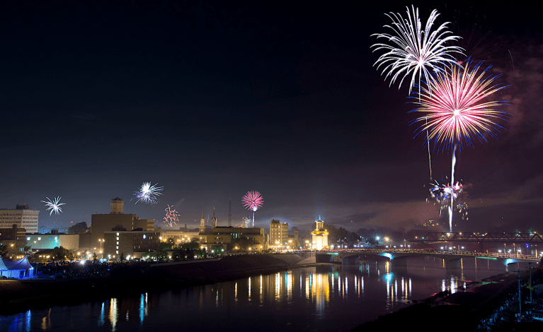 Hamilton Fourth of July Fireworks
