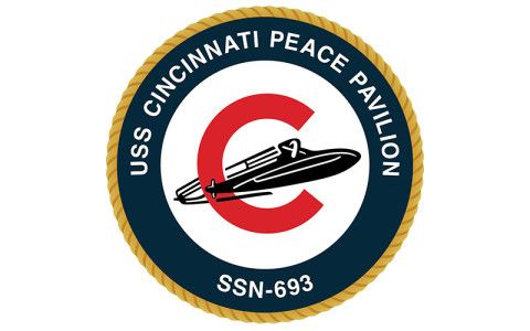 USS Cincinnati Peace Pavilion logo
