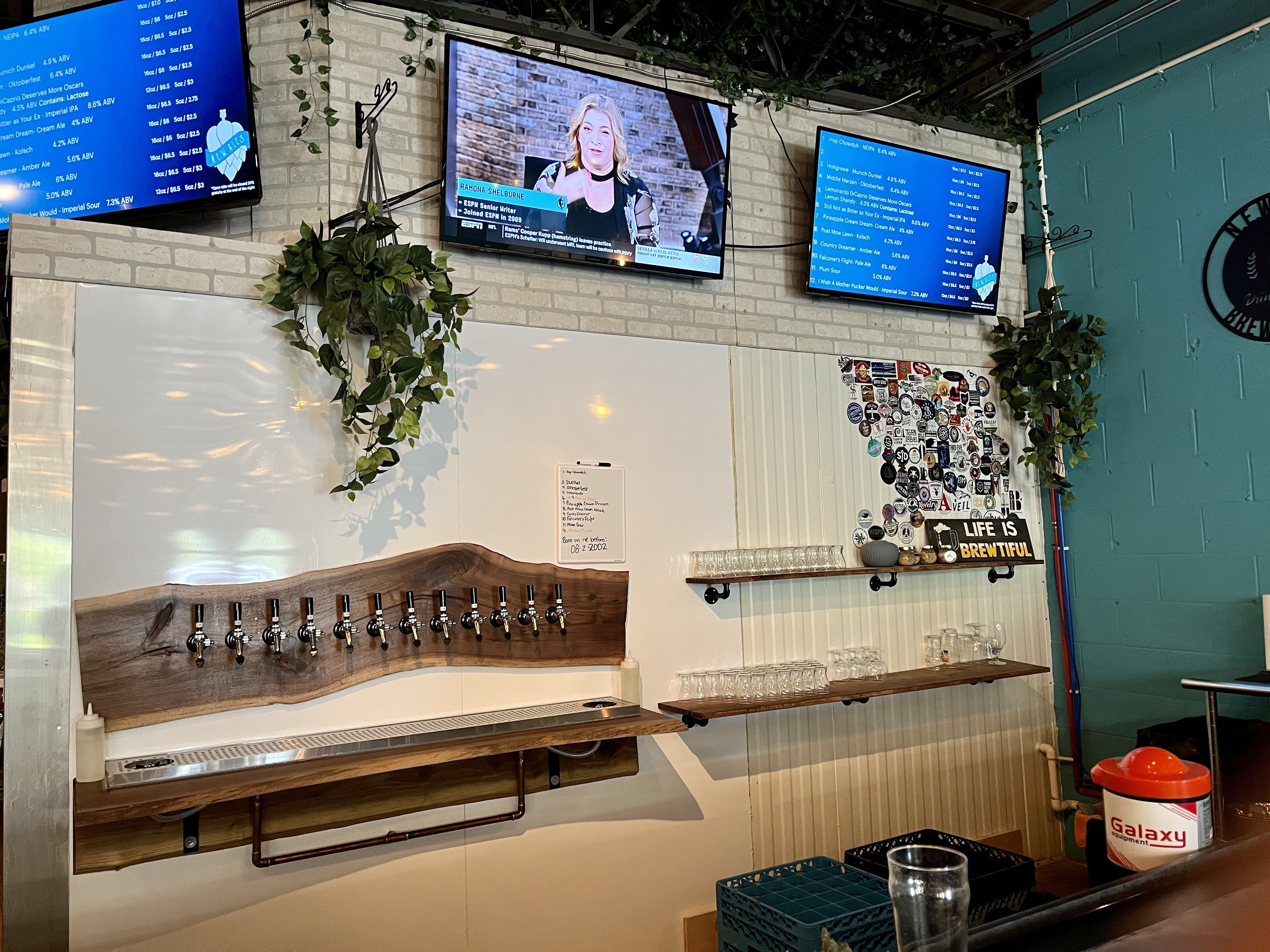 Bar at NEW Ales Brewing in Middletown, OH