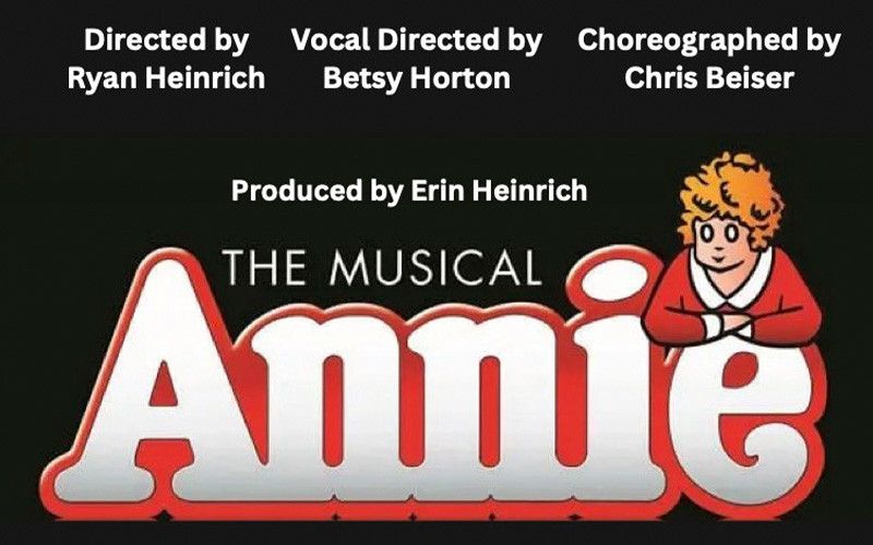 Show graphic of Annie the Musical, presented by Greater Hamilton Civic Theatre