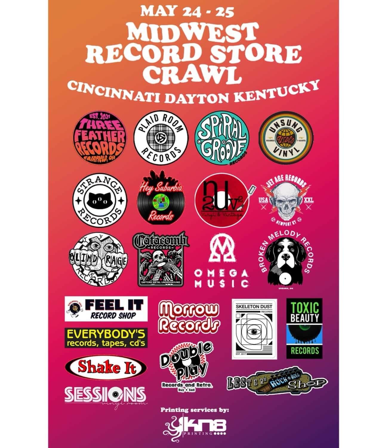 Midwest Record Store Crawl 2025